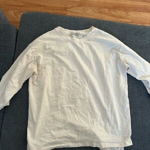 Cream Long Sleeve Shirt